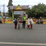 Polsek Manyak Payed Laksanakan Gatur Lalin dan Pemeliharaan Kamtibmas