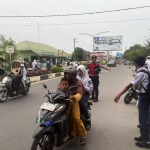 Sat Samapta Polres Langsa Laksanakan Pengaturan Lalu Lintas dan Pemeliharaan Kamtibmas