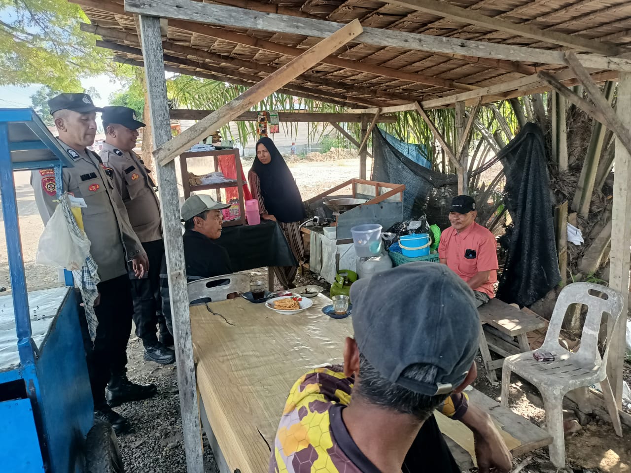 Polsek Langsa Barat Laksanakan Patroli dan Sambang Gampong Ciptakan Harkamtibmas