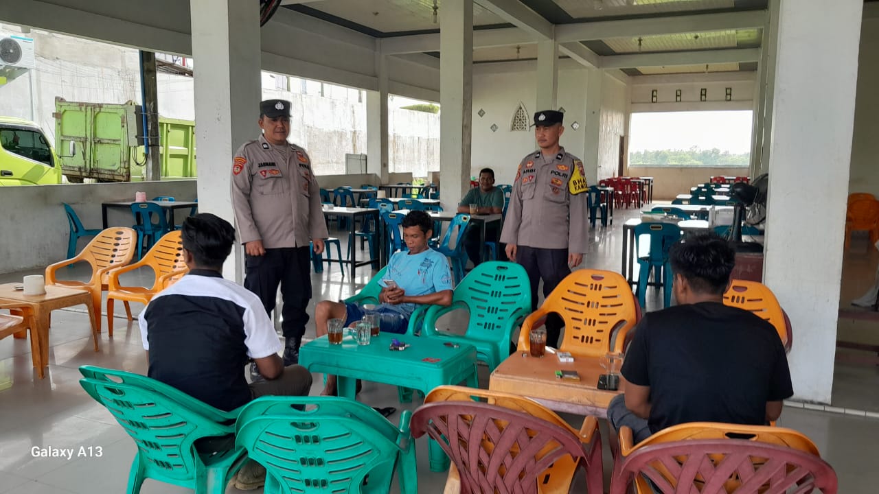 Polsek Langsa Barat Laksanakan Patroli dan Sambang Gampong untuk Ciptakan Harkamtibmas