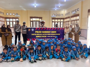 Satlantas Polres Langsa Gelar Kegiatan Polisi Sahabat Anak di Mapolres Langsa