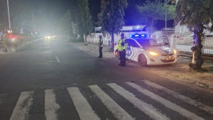 Sat Lantas Polres Langsa Gelar Patroli Blue Light di Daerah Rawan Laka