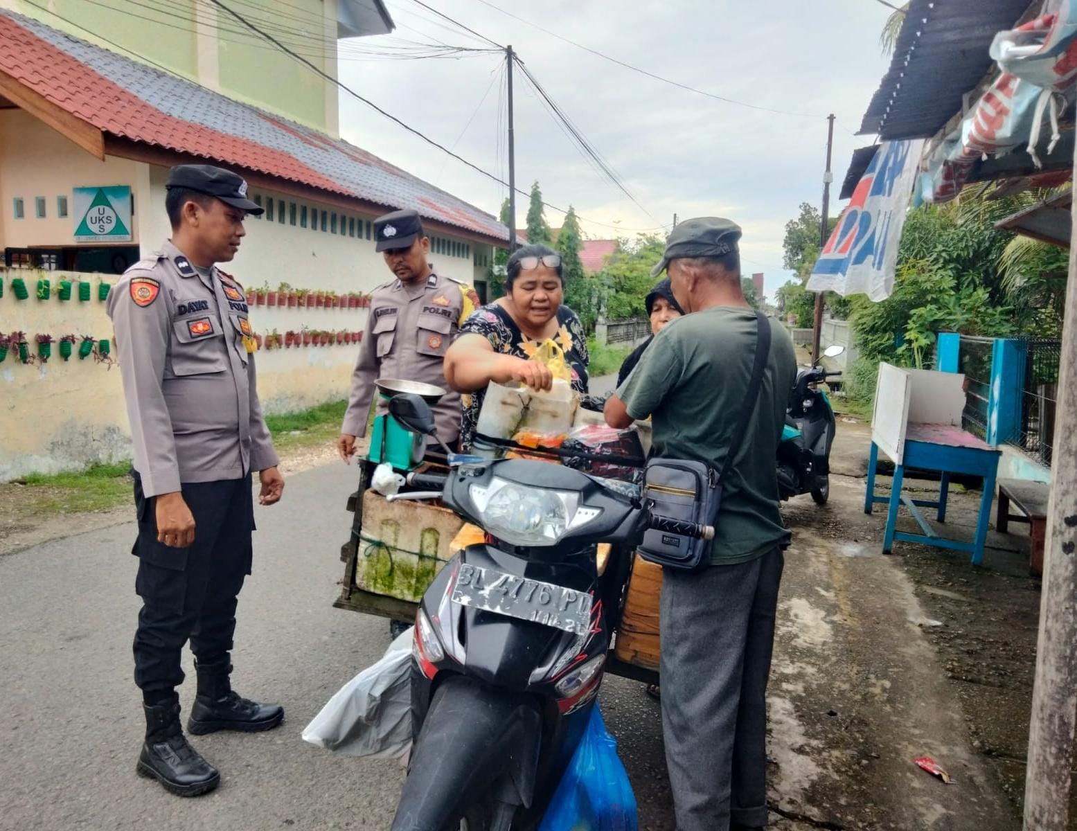 Bhabinkamtibmas Polsek Langsa Laksanakan Patroli Antisipasi Aksi Premanisme