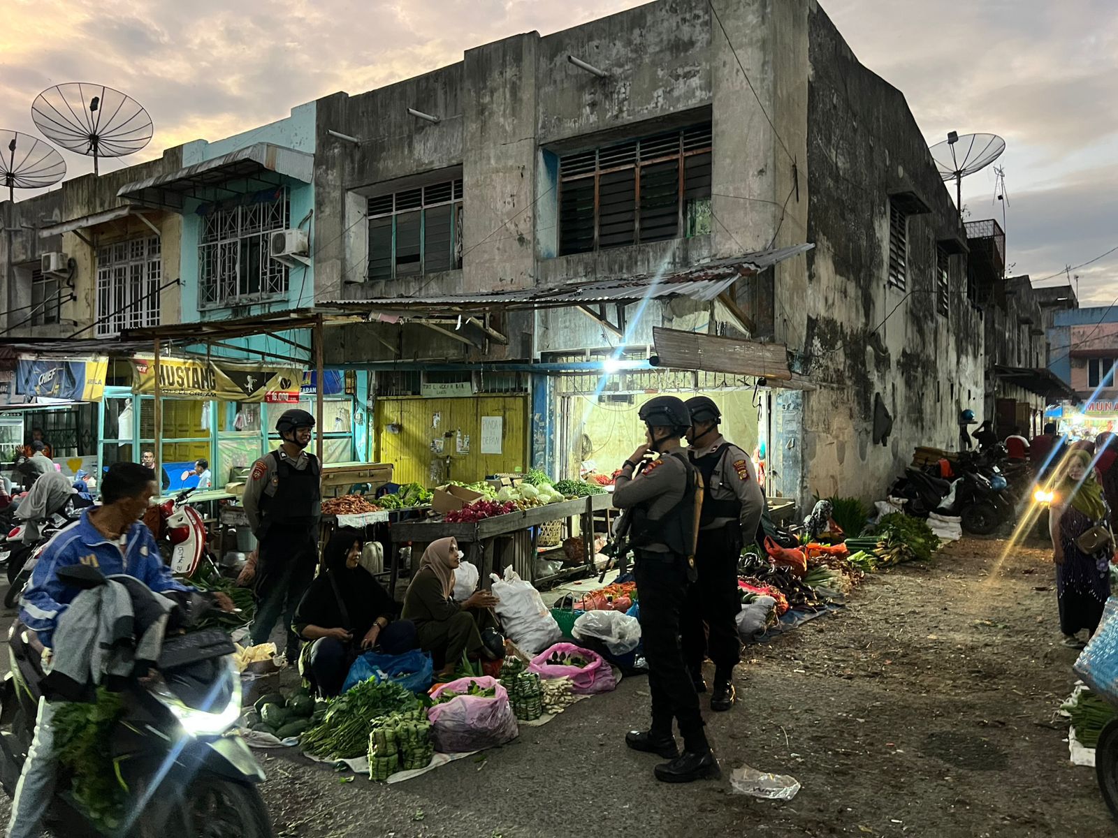 Sat Samapta Polres Langsa Gelar Patroli Perintis Presisi Antisipasi Guantibmas