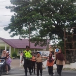 Polsek Manyak Payed Laksanakan Gatur Lalin dan Pemeliharaan Kamtibmas
