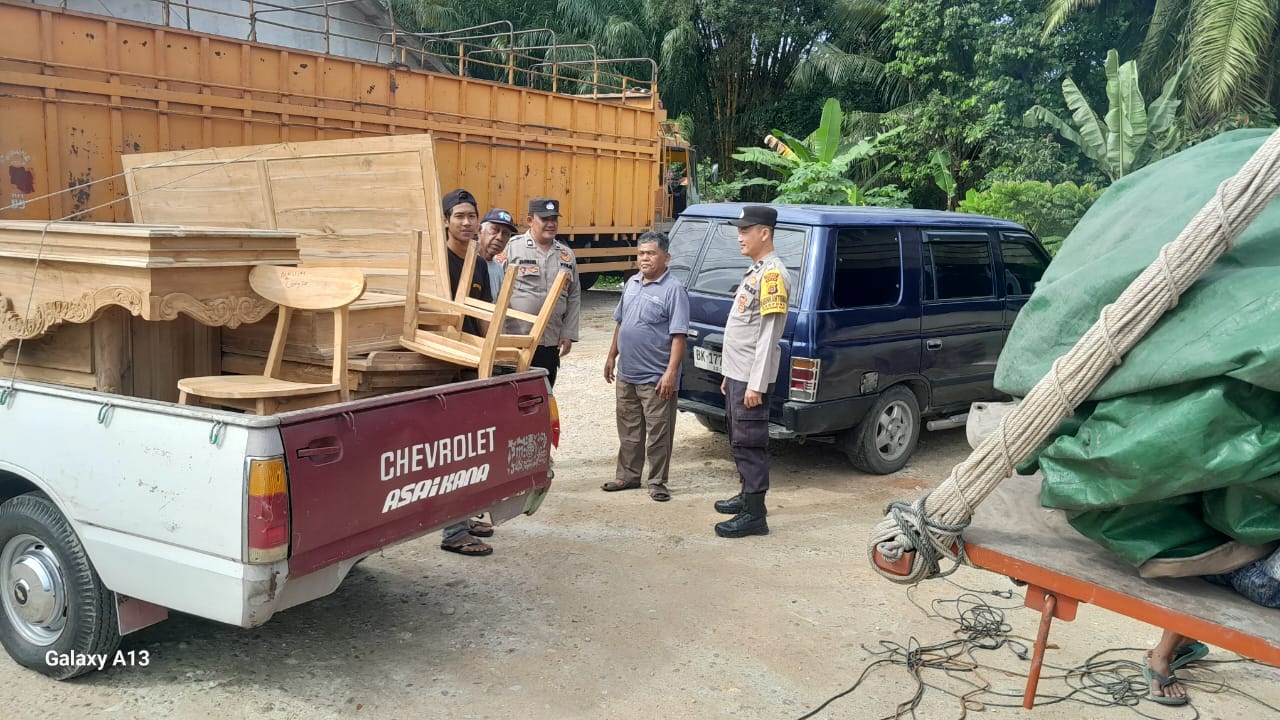 Polsek Langsa Barat Gelar Patroli dan Sambang Gampong Wujudkan Harkamtibmas