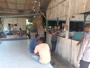 Polsek Langsa Barat Laksanakan Patroli dan Sambang Gampong Ciptakan Situasi Kondusif