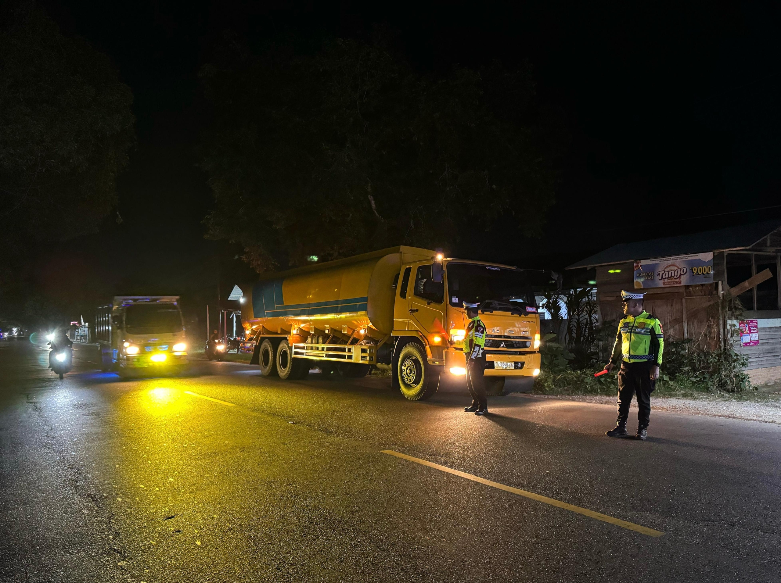 Sat Lantas Polres Langsa Laksanakan Patroli Blue Light di Jalur Rawan Kecelakaan