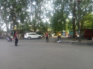 Sat Samapta Polres Langsa Laksanakan Pengaturan Lalu Lintas dan Pemeliharaan Kamtibmas