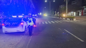 Sat Lantas Polres Langsa Gelar Patroli Blue Light di Daerah Rawan Kecelakaan