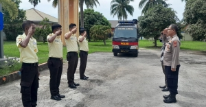 Sat Binmas Polres Langsa Laksanakan Patroli dan Sambang ke Pos Satpam Pasca Unjuk Rasa