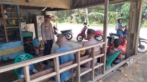 Polsek Sungai Raya Gelar Patroli Dialogis Jaga Stabilitas Kamtibmas di Wilayah Hukum