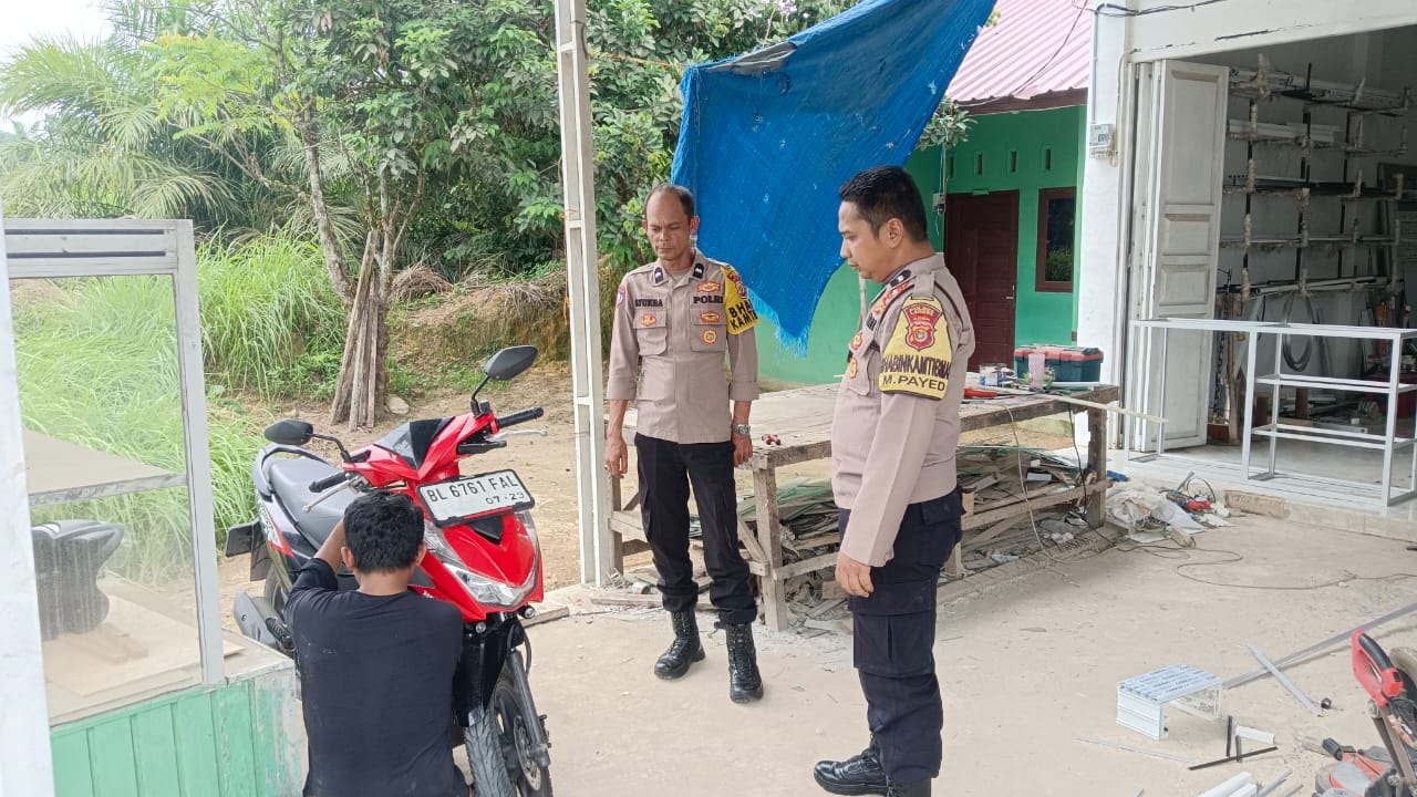 Polsek Manyak Payed Gelar Patroli Rutin untuk Jaga Stabilitas Kamtibmas