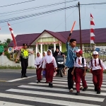 Polsek Manyak Payed Laksanakan Gatur Lalin dan Pemeliharaan Kamtibmas