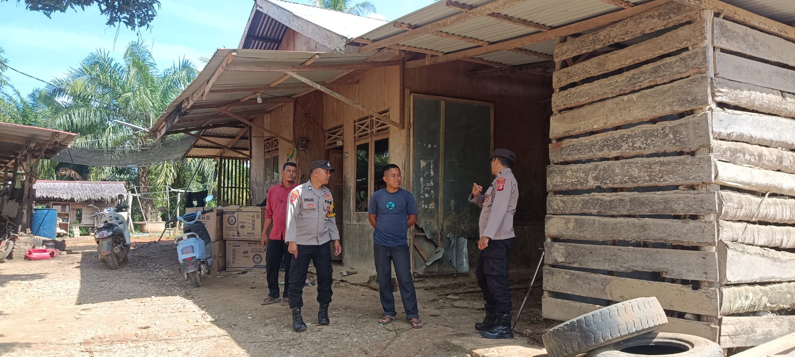 Polsek Sungai Raya Laksanakan Patroli Dialogis dan Himbauan Kamtibmas