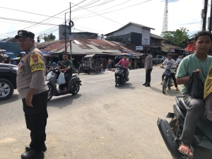 Polsek Sungai Raya Gelar Pengaturan Lalu Lintas untuk Wujudkan Kamseltibcarlantas