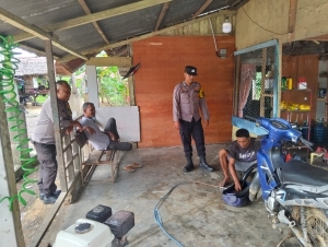 Polsek Sungai Raya Laksanakan Patroli Dialogis Cegah Gangguan Kamtibmas