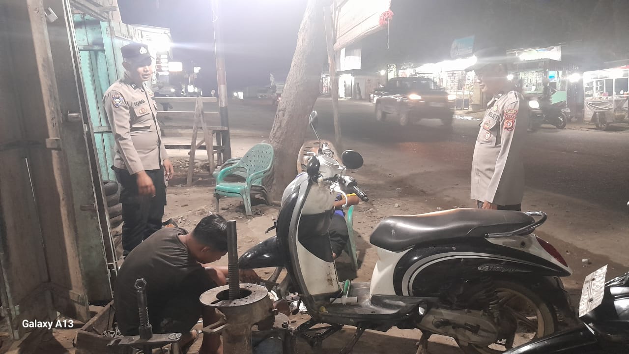 Polsek Langsa Barat Gelar Patroli Malam dan Sambang Gampong Ciptakan Situasi Kondusif