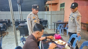 Bhabinkamtibmas Langsa Kota Gelar Patroli Malam Antisipasi Premanisme