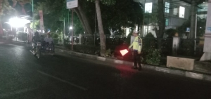 Sat Lantas Polres Langsa Laksanakan Patroli Blue Light di Simpang Rencong