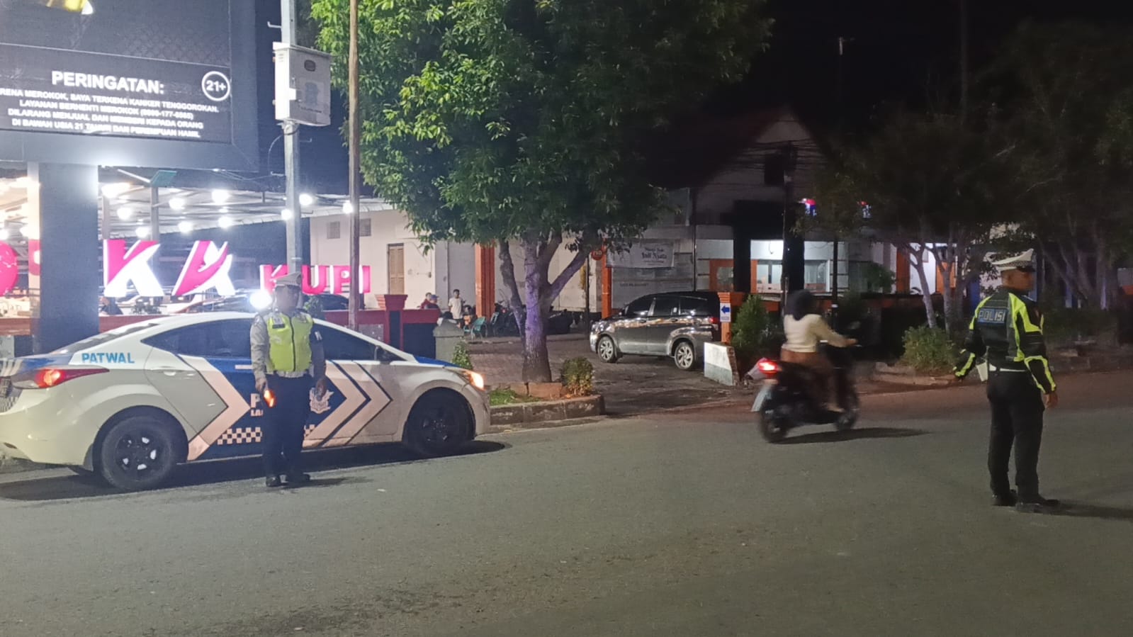 Sat Lantas Polres Langsa Gelar Patroli Blue Light di Area Perkotaan