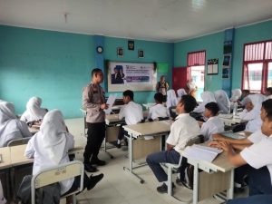 Sosialisasi SPMB SMA Kemala Taruna Bhayangkara, Polsek Langsa Dorong Siswa SMP Siapkan Masa Depan Cemerlang.
