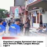 Kapolres Langsa Apresiasi dan Lepas Pemain PSBL Menuju Kompetisi Liga 4 PSSI Aceh