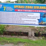 Satlantas Polres Langsa Pasang Spanduk Imbauan Keselamatan Berlalu Lintas di Sejumlah Titik Kota