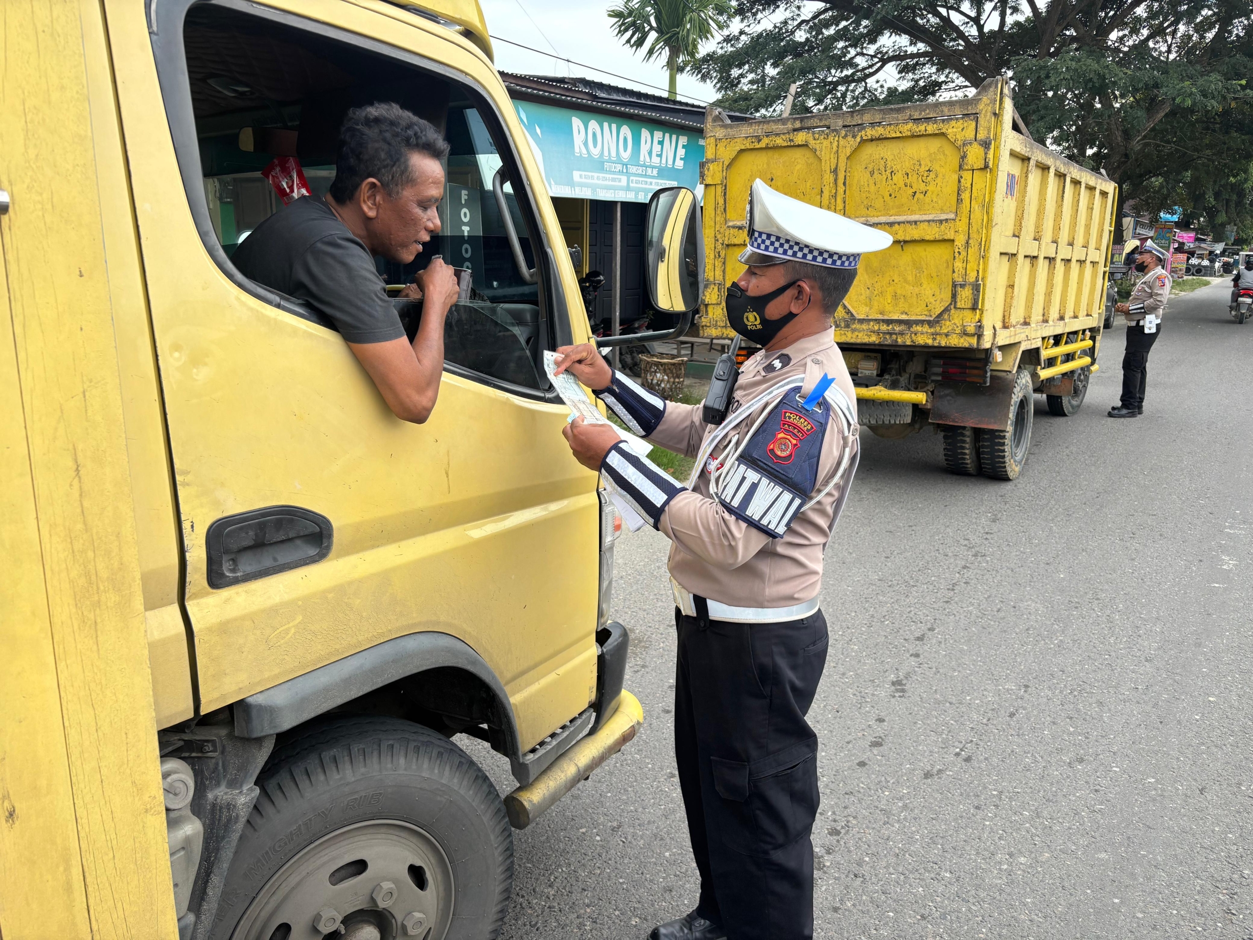 Sat Lantas Polres Langsa Laksanakan Kegiatan Preventif dalam Rangka Ops Zebra Seulawah 2025