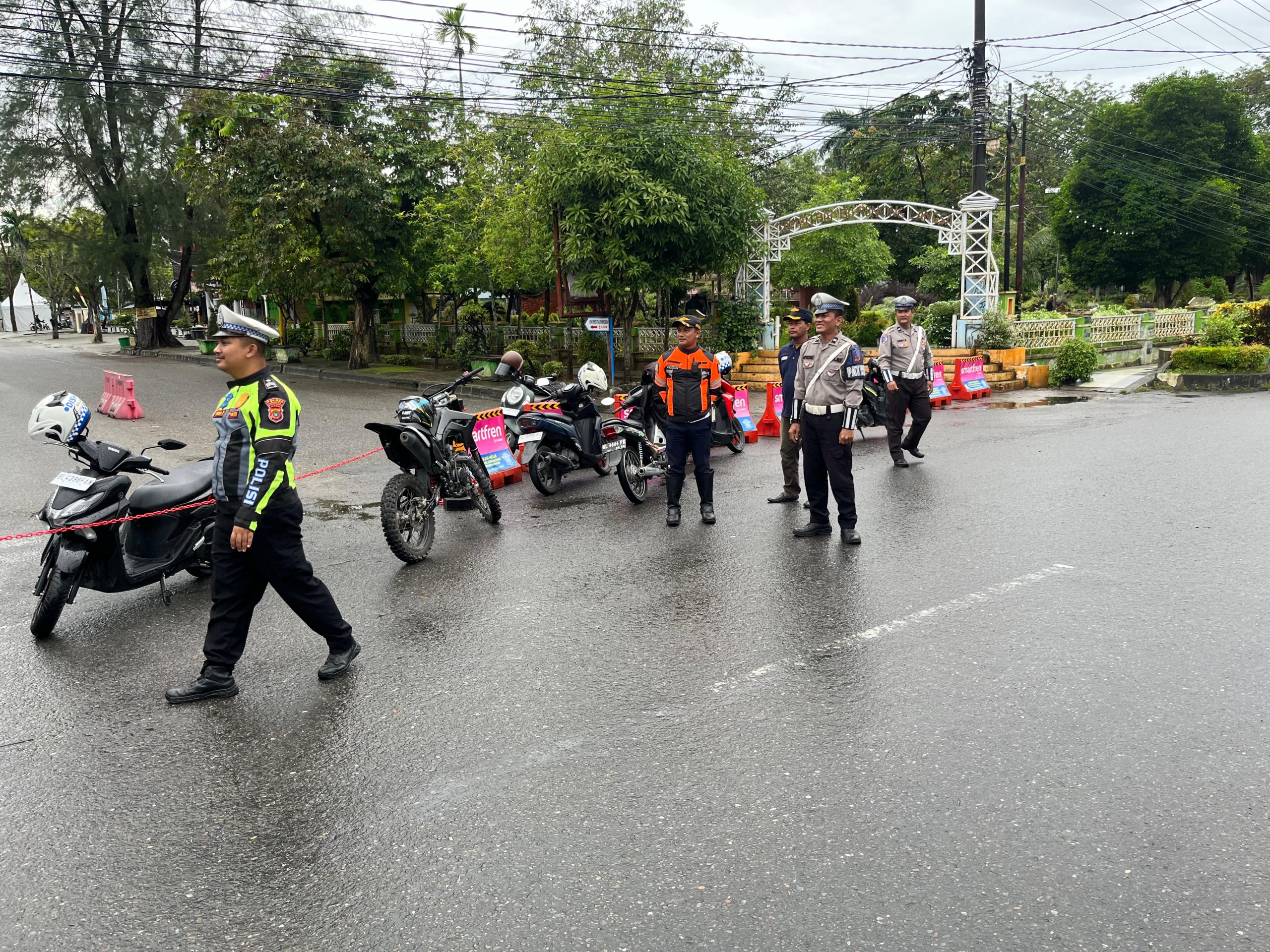 Sat Lantas Polres Langsa Lakukan Pengamanan Car Free Day di Kawasan Lapangan Merdeka