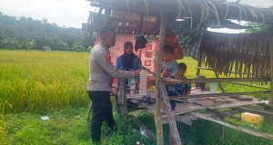 Polsek Rantau Selamat Gelar Patroli Antisipasi Gangguan Kamtibmas