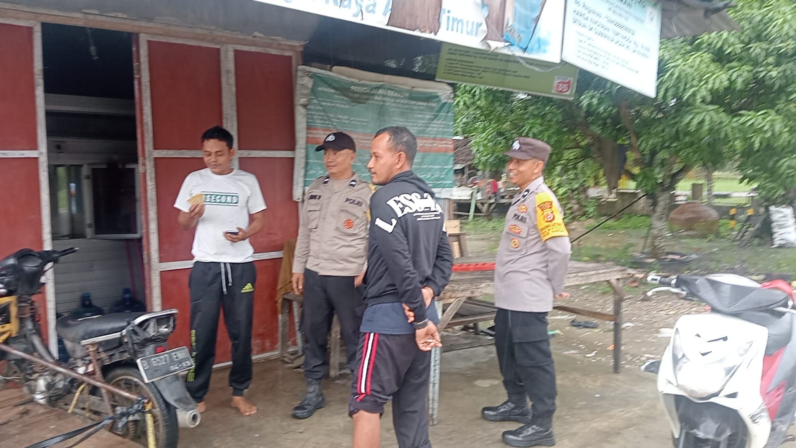 Patroli Dialogis Polsek Sungai Raya Pantau Aktivitas Warga