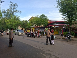 Polsek Langsa Fokuskan Pengaturan Lalin di Area Sekolah
