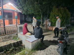 Patroli Malam Polsek Birem Bayeun Antisipasi Gangguan Kamtibmas
