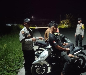 Patroli Antisipasi Guantibmas di Kecamatan Birem Bayeun