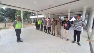 Pos Pam Operasi Lilin Seulawah 2025 Polres Langsa Intensifkan Pengamanan di Lapangan Merdeka