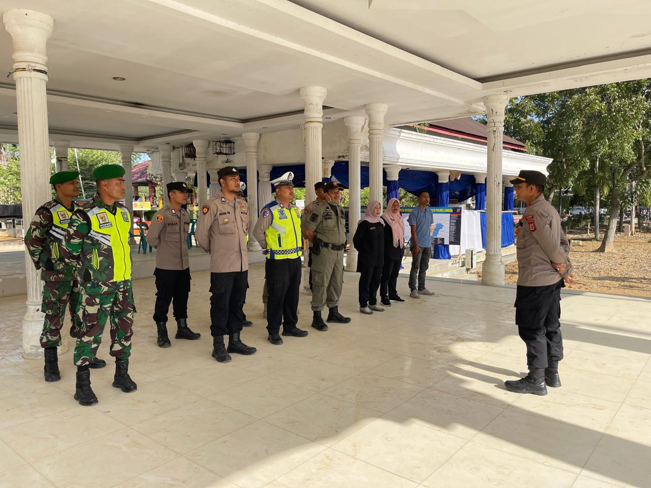 Pengamanan Operasi Lilin Seulawah 2025 Terus Dilaksanakan di Lapangan Merdeka Langsa