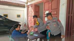 Polsek Sungai Raya Laksanakan Patroli Dialogis di Wilayah Kecamatan Sungai Raya