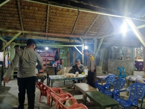 Patroli Malam Antisipasi Gangguan Keamanan di Rantau Selamat