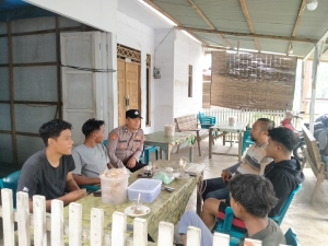 Patroli Polsek Sungai Raya Pantau Aktivitas Masyarakat di Wilayah Kecamatan