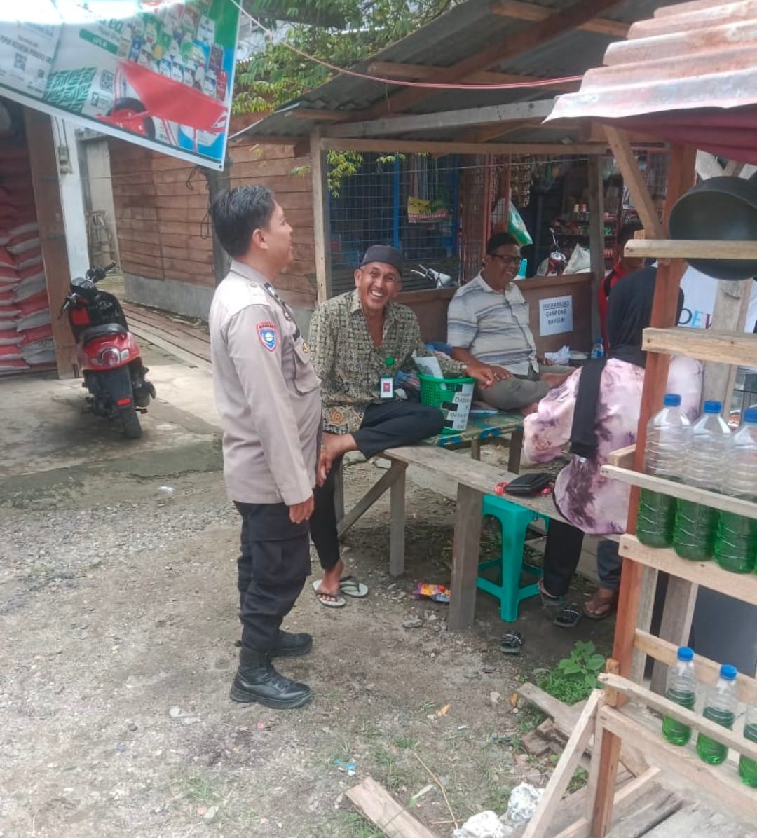 Patroli Polsek Rantau Selamat Jaga Kondusivitas Wilayah