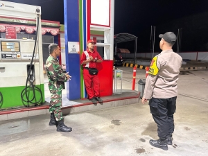 Patroli Malam Polsek Rantau Selamat Antisipasi Guantibmas