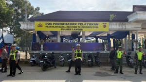 Pos Pam Operasi Lilin Seulawah 2025 Polres Langsa Amankan Aktivitas Akhir Tahun