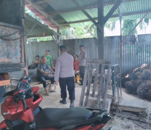 Patroli Pagi Polsek Langsa Barat Pantau Aktivitas Masyarakat