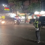 Sat Lantas Polres Langsa Gelar Patroli Blue Light di Jalan Ahmad Yani