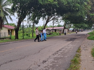 Polsek Birem Bayeun Laksanakan Protap 01 Dukung Kamtibcarlantas
