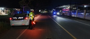 Patroli Blue Light Sat Lantas Polres Langsa Cegah Kecelakaan Lalu Lintas