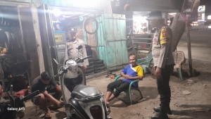 Patroli Polsek Langsa Barat Pantau Aktivitas Warga Malam Hari