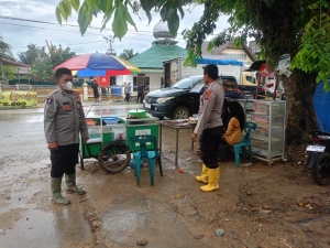 Polsek Manyak Payed Intensifkan Patroli Pasca Banjir