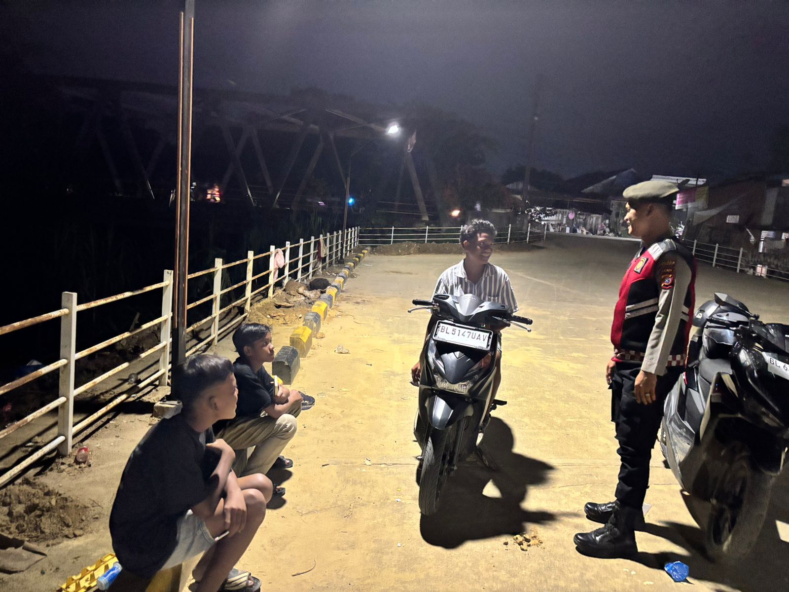 Patroli Perintis Presisi Sat Samapta Polres Langsa Jaga Keamanan Wilayah